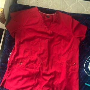 Women's Red Top and pants Scrub Set - Ana Therese